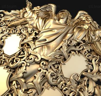 3D model Angel and medallions (STL)